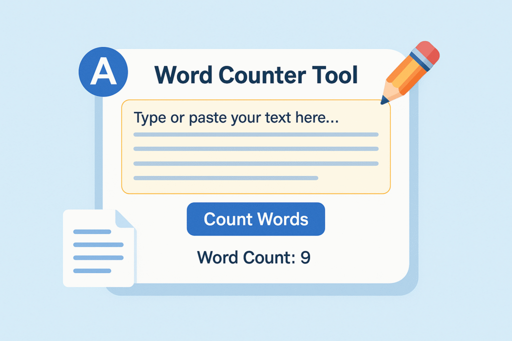 Word Counter Tool Interface